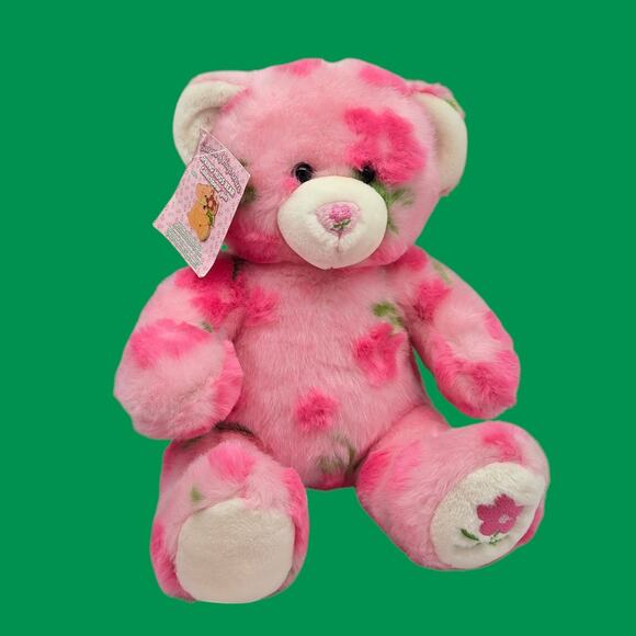Seasons of Hugs 15" Stuffed Spring Teddy Build-A-Bear Plush with Collectible Pin - Picture 14 of 14